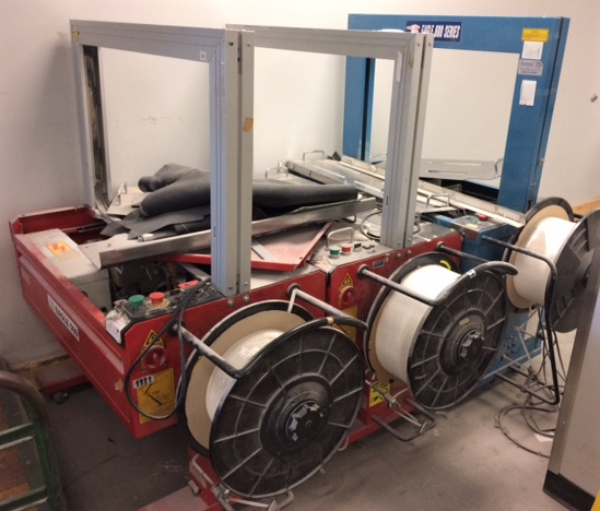 Set of 3 Eagle Bander/Strapping Machines (parts only)