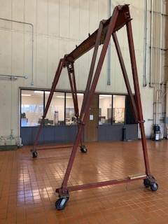 1986 Wallace Tri- Adjustable 5 Ton Gantry Crane