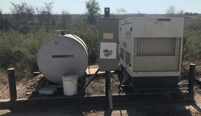 Baldor Diesel Generator w/ Tank & Skid (DH265)