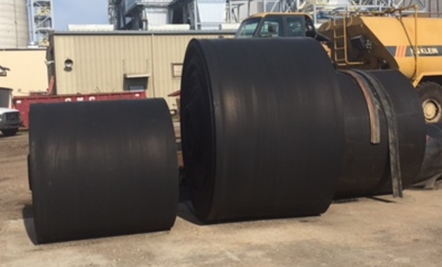 Conveyor Belt Goodyear Plyon Plus 60 inch Wide 3 Ply 600 PIW on 4 Rolls - (1750 ft)