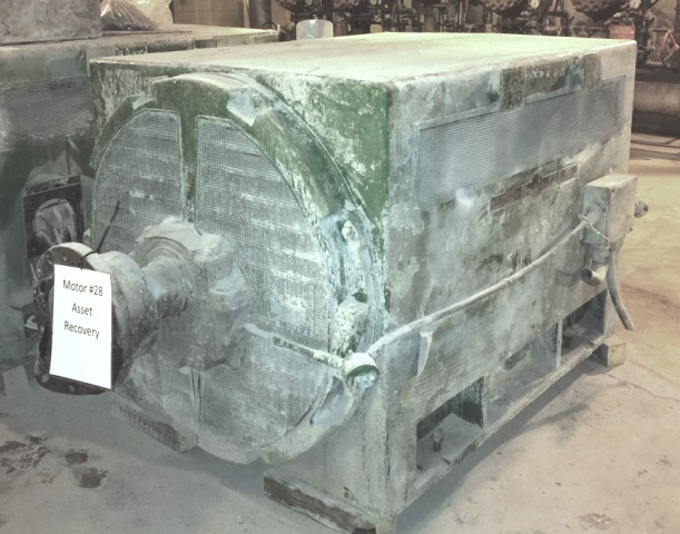 GE Horizontal Electric Motor 2500 HP 4000 Volts  (No. 28)