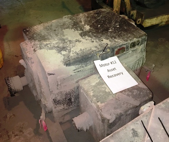 GE Horizontal Electric Motor 350 HP 4000 Volts  (No. 12)