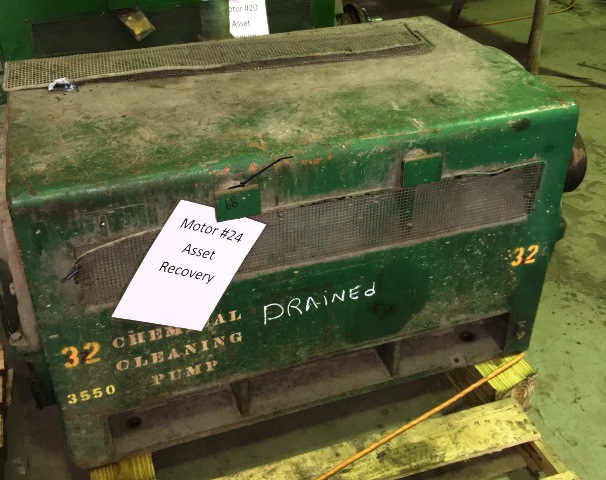 GE Horizontal Electric Motor 600 HP 4000 Volts