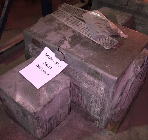 GE Horizontal Electric Motor 350 HP 4000 Volts  (No. 10)