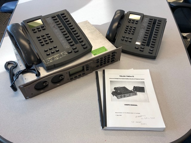 Telos TWOx12(6 line) POTS / IP Broadcast Studio Talkshow Phone System