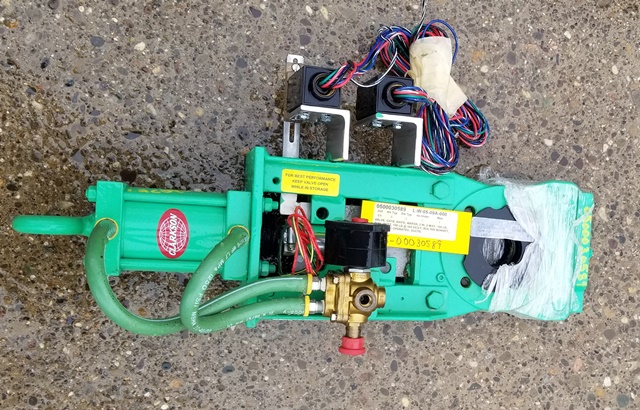 Clarkson 2 inch Knife Gate Valve with Pneumatic Operator 500030589