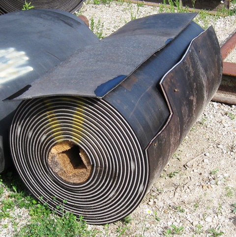 Fabric Conveyor Belt 48 in.  Approx  70  ft.  Roll No. 17