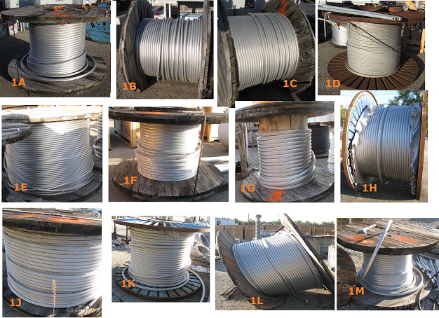 Aluminum Cable Qty 12 Reels