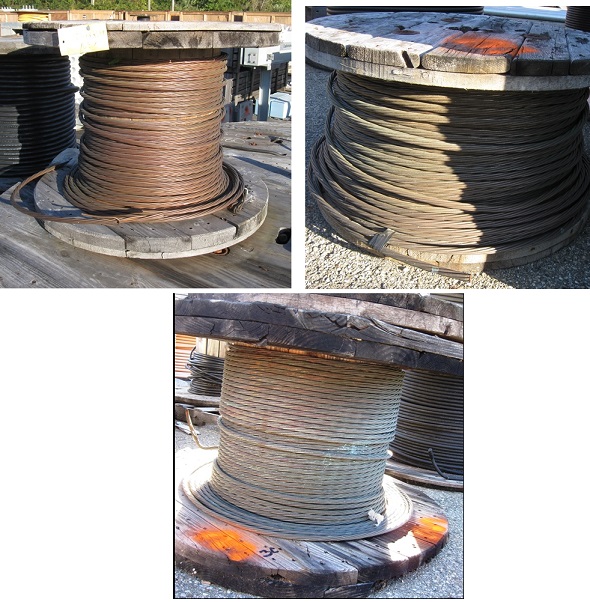 Copper Stranded Ground Wire 3 Partial Reel