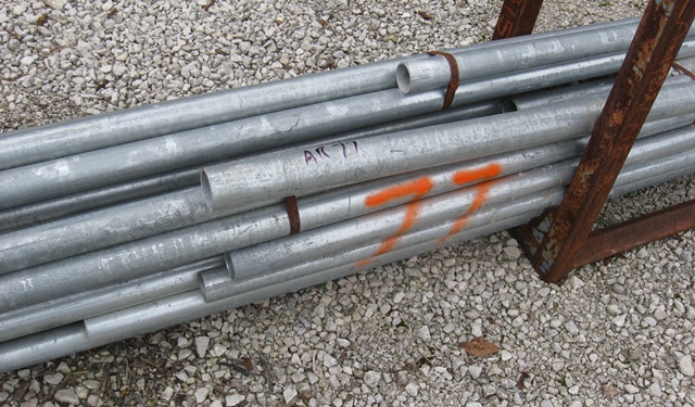 Galvanized Pipe 2.25 Inch OD