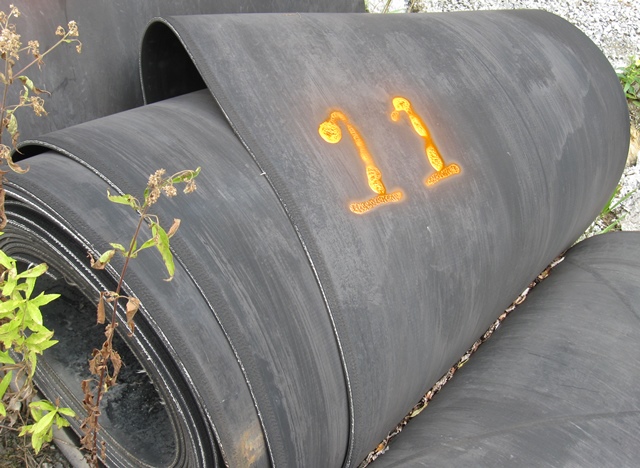 Fabric Conveyor Belt 48 in. Approx. 80 ft, Roll No. 11