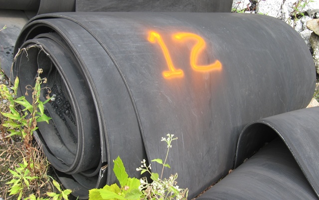 Fabric Conveyor Belt 60 in. Approx. 90 ft, Roll No. 12