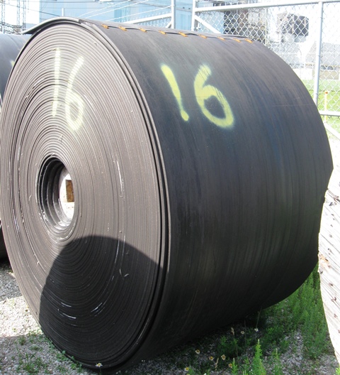 Fabric Conveyor Belt 48 in.  Approx  620 ft.  Roll No. 16