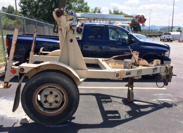 1987 Bulter Cable Reel Trailer GVW 10000 lbs 910113