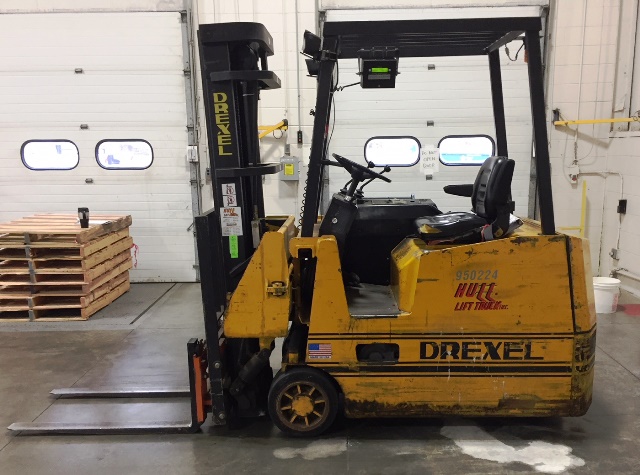 1995 Drexel 3000lb Electric Swing Mast Side Lift Fork Truck (950224)