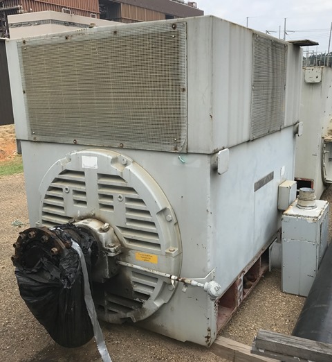 GE Motor 2000 HP; 1185 RPM; 4000 Volts; SN MP8408294