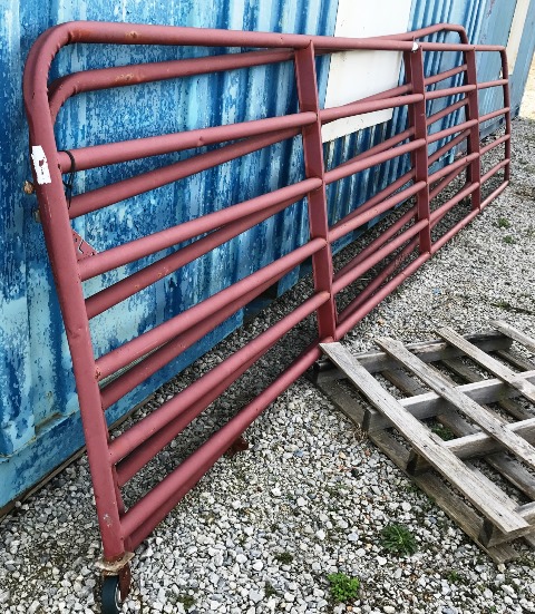  Farmaster Pipe Gates w/ Roller Supports (Qty 2)