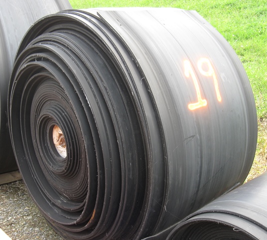 Fabric Conveyor Belt 35 in. Approx. 510 ft, Roll No. 19
