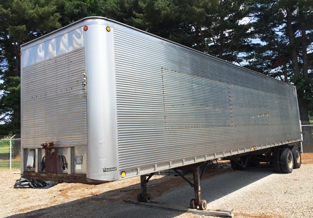 1967 Fruehauf 5th Wheel Box Trailer 39 ft  (930185)
