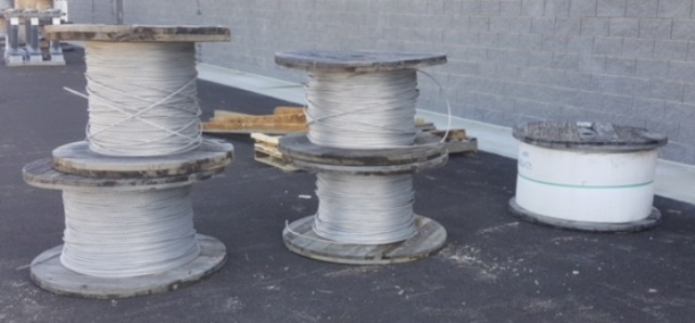 Aluminum Clad Guy/Shield Wire .375 Inch Diameter (15,250 Ft)