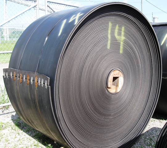 Fabric Conveyor Belt 48 in.  Approx  690 ft.  Roll No. 14