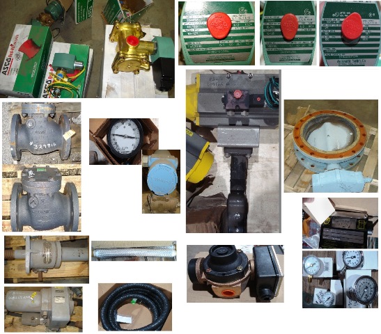 VALVES ~ Check, Control, Butterfly; Gauges; Actuators; Heated Hose; Flexible Metal Hose