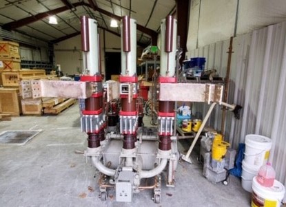 Two 1978 ABB Air Operated Breakers 13.8kv