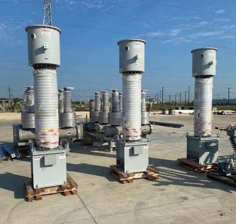 Set of 3 Trench Electric Instrument Transformers