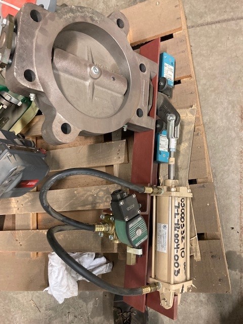 United Conveyor Actuator Operated 8 Inch  Butterfly Valve