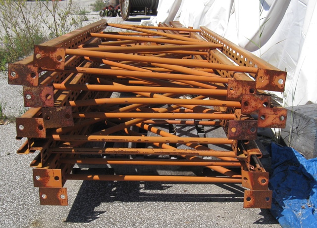 Free Standing Storage Racks (Orange)