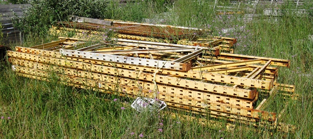 Free Standing Storage Racks (Yellow)