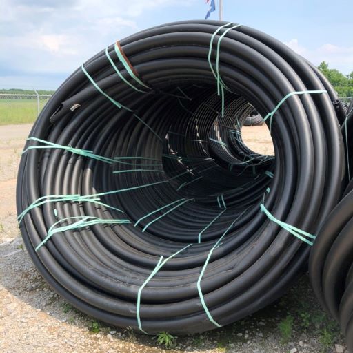 1 Roll of 3 in. x 1000 ft. Polyethylene Pipe (Roll #9)