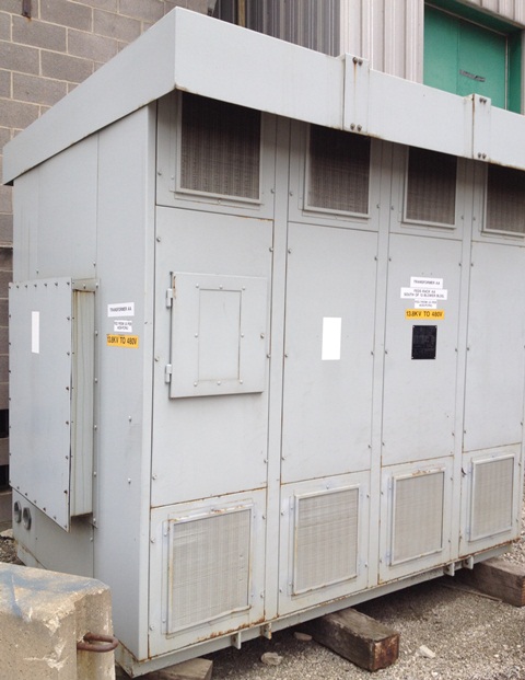 ABB Dry Transformer 13.8kV to 480 volt - 750 kVA