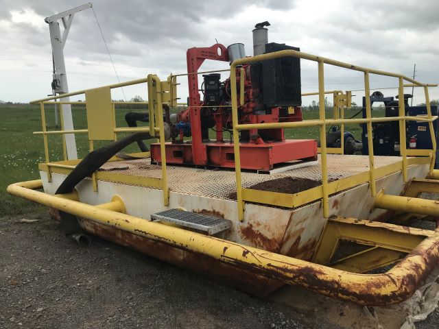 4" Godwin HL100M Pump Skid on Float w/ John Deere Engine (DH599)