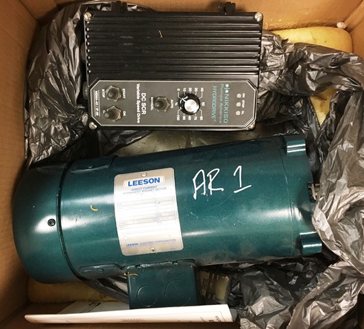 Leeson 1HP Electric Motor & Variable Speed Drive