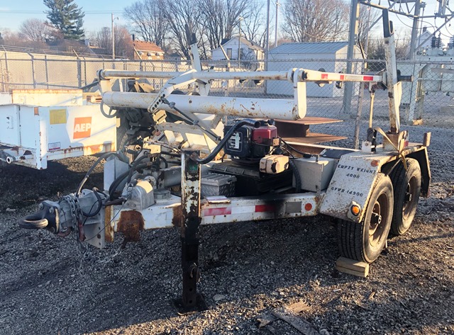 2000 Sauber 1526 Self Loading Reel Trailer 14900 GVW (940212)