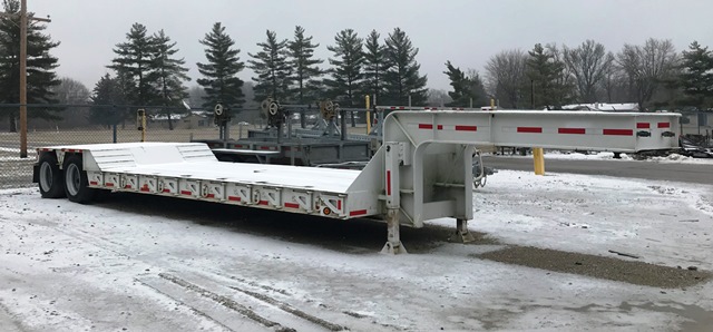 1990 Fontaine DFLT-7-35 Double Drop Trailer GVW 74285 (930115)