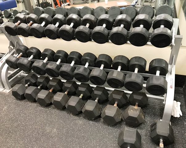 Dumbell Set with Rack (55-125 LBS SET)