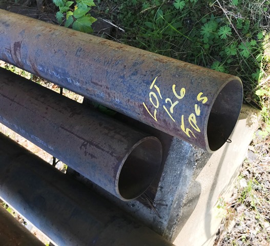 6 Inch Sch 40 Steel Pipe - Lot 126