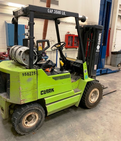 1991 Clark GPX20FL Propane Forklift 3500 Lb Cap