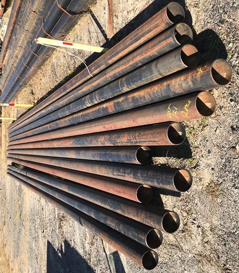 6 Inch Sch 40 Steel Pipe - Lot 121