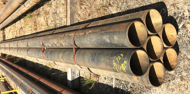 6 Inch Sch 40 Steel Pipe - Lot 123