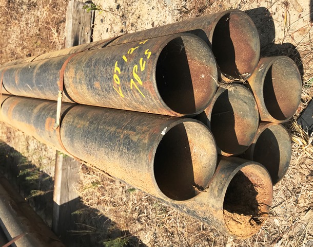 6 Inch Sch 40 Steel Pipe - Lot 124