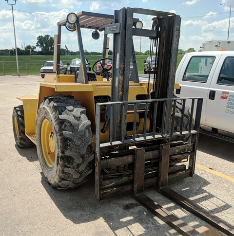 1992 Sellick SD-60 Rough Terrain Forklift Cap 5300 (950462)