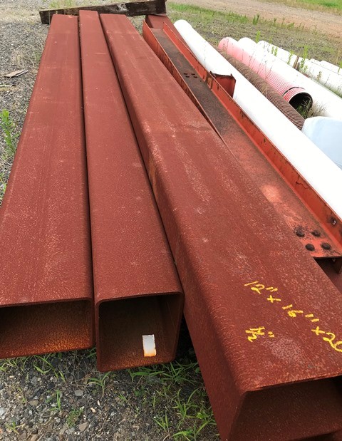 Steel Tubing 12"x 16"x 1/2" - Lot 100