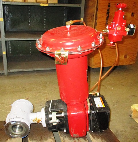 Leslie 3 Inch Rotary Control Valve with Actuator
