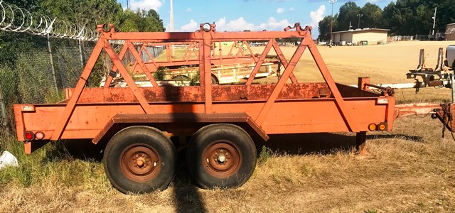 1970 Shopmade 14 ft x 76 in Wire Stringing Trailer (940447)