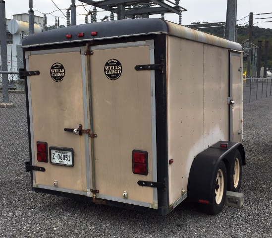 1995 Well Cargo TW122 Tote Wagon Enclosed Trailer GVW 7700 (920005)