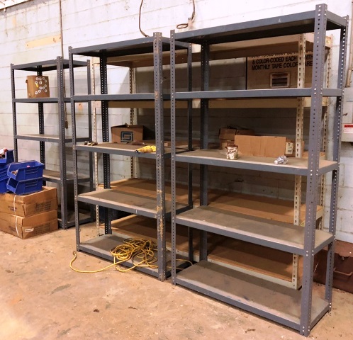 Metal Shelving Units- Qty 5