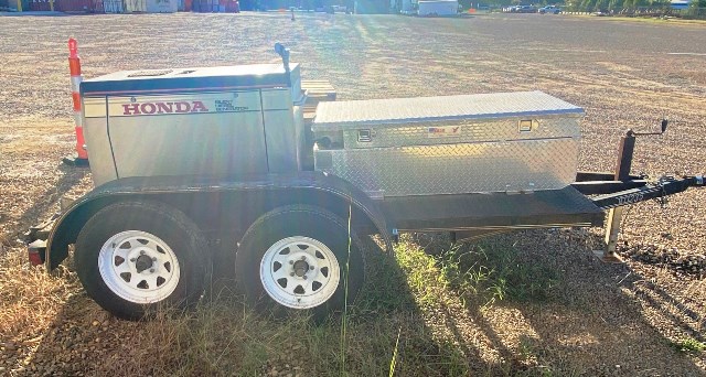 2002 Gillespie 5X10 Trailer w/ Honda Generator (911235)